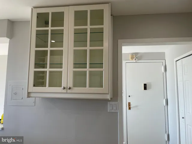 a view of front door