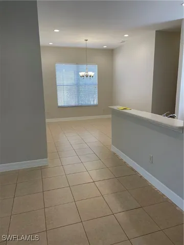 a view of an empty room