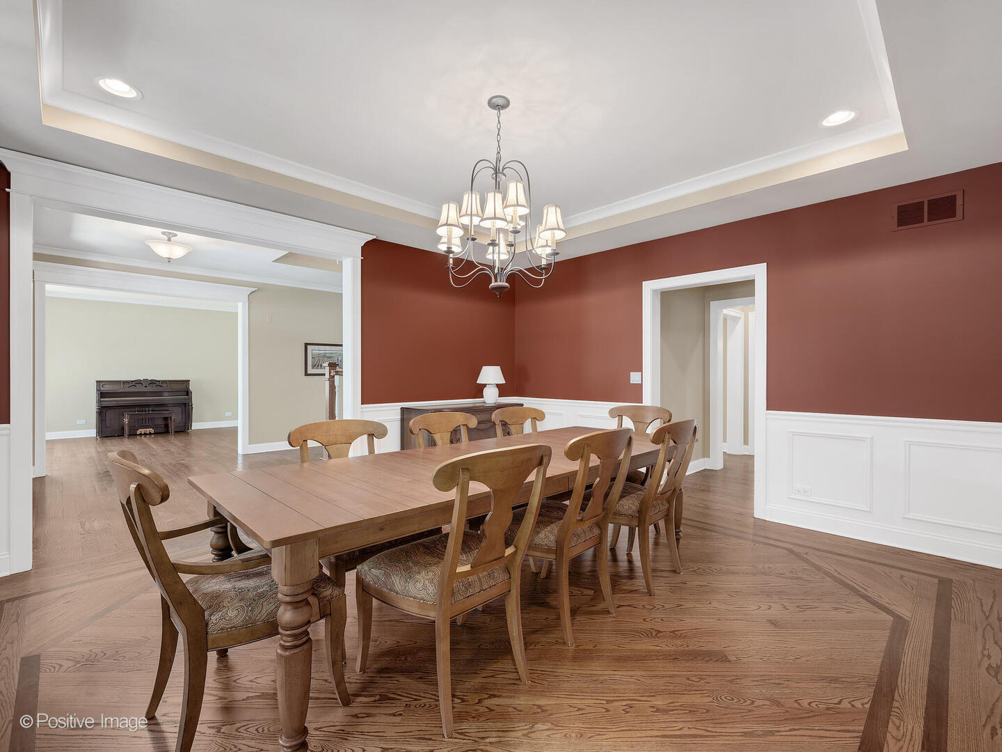 610 Washington Street Elmhurst, IL 60126 - Photo 19 of 48 a view of a dining room with furniture and chandelier