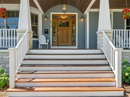 a view of entryway with a front door