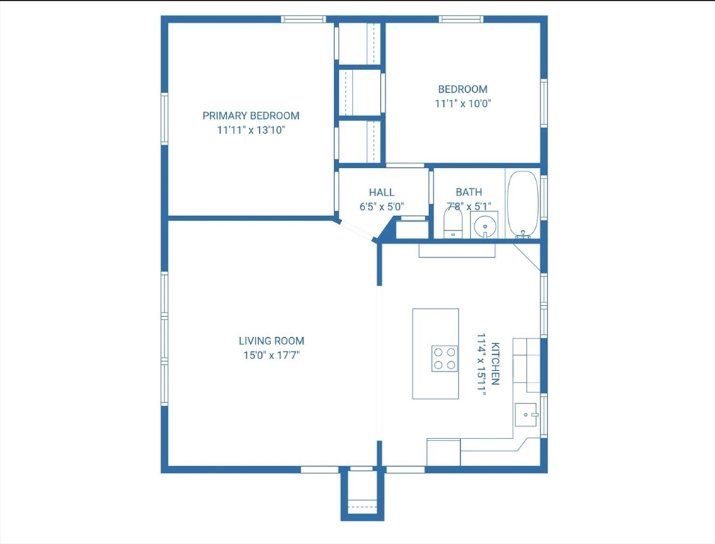 112 Maple Street, Unit 6 Malden, MA 02148 - Photo 21 of 22 a picture of a wall with a white wall and a picture