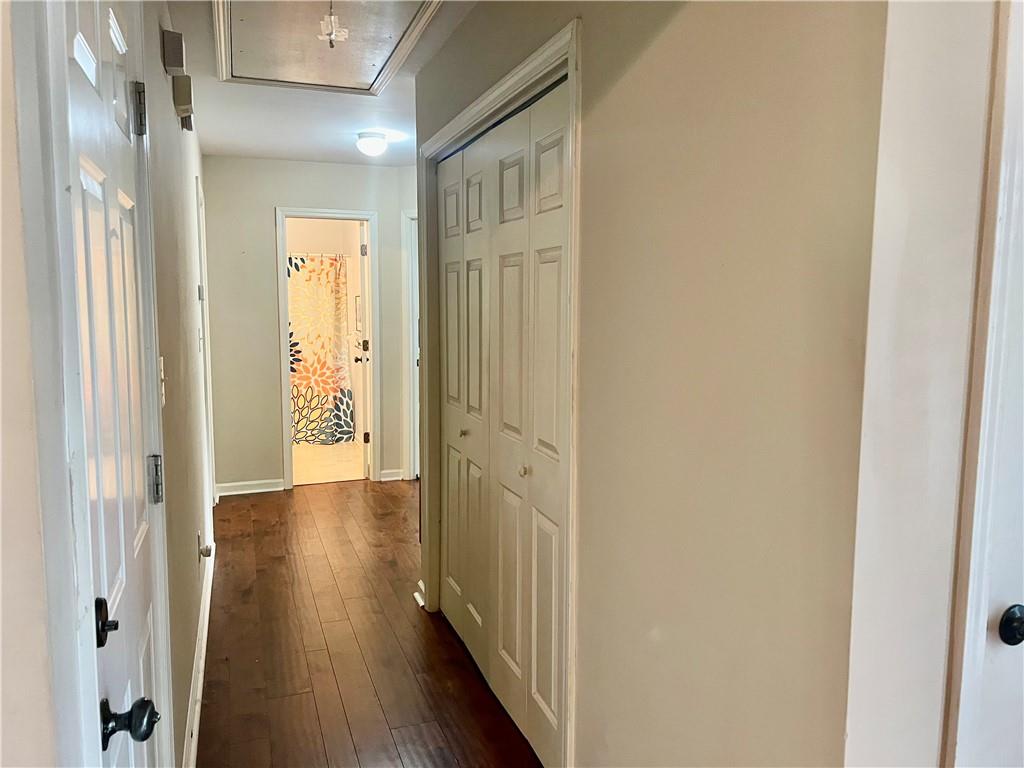 113 Nelson Ridge Drive Ball Ground, GA 30107 - Photo 14 of 33 a view of a hallway with wooden floor