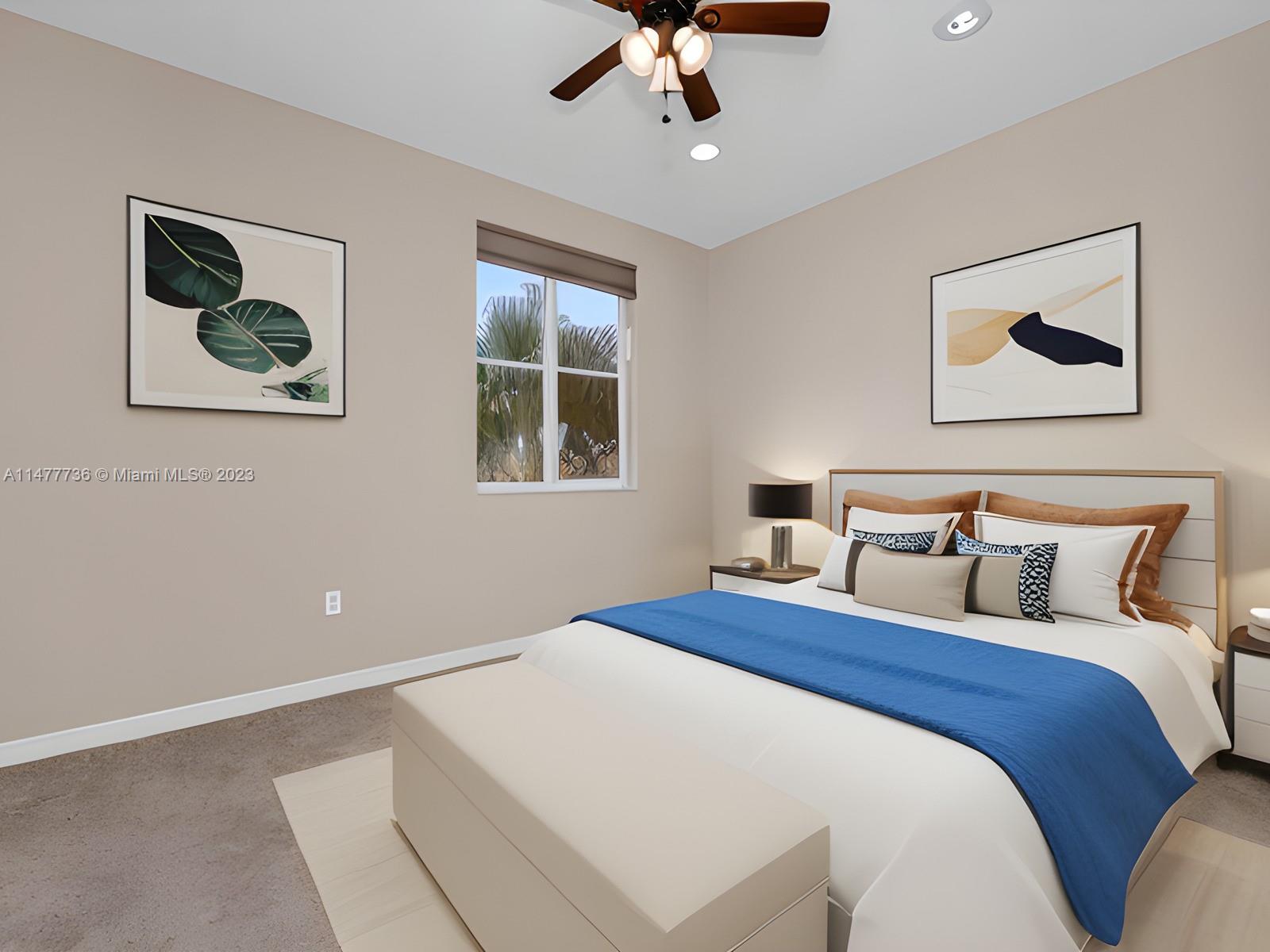 Artesia Sunrise, FL 33323 - Photo 11 of 38 a bedroom with bed and window