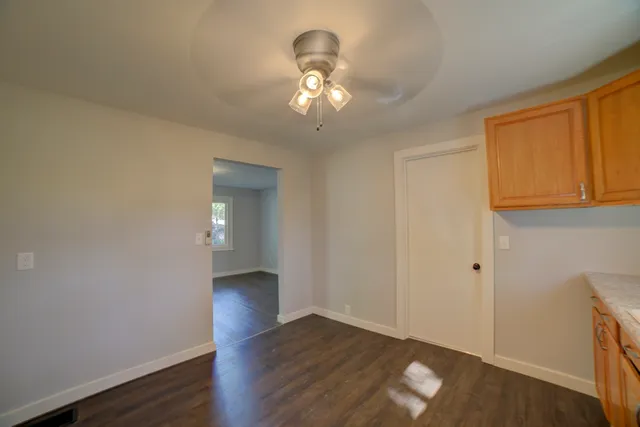 a view of livingroom with hardwood floor