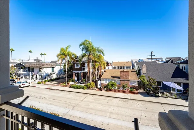 a view of buildings and street