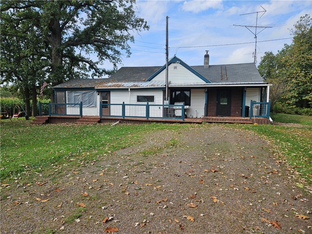 10033 West Gordon Road Exeland, WI 54835 - Photo 1 of 1 Front of home with new decking