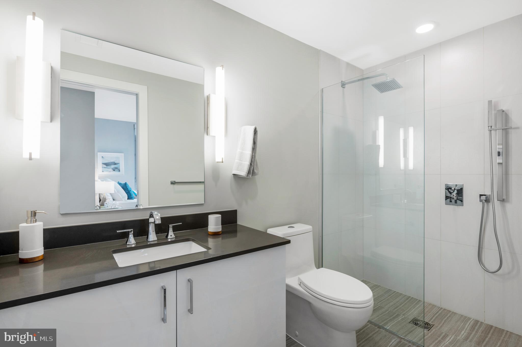 88 V Street Southwest, Unit 603 Washington, DC 20024 - Photo 10 of 24 Typical Infinity Shower Bathroom