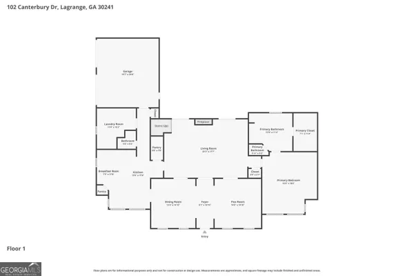 $490,000 | 102 Canterbury Drive, LaGrange, GA 30241