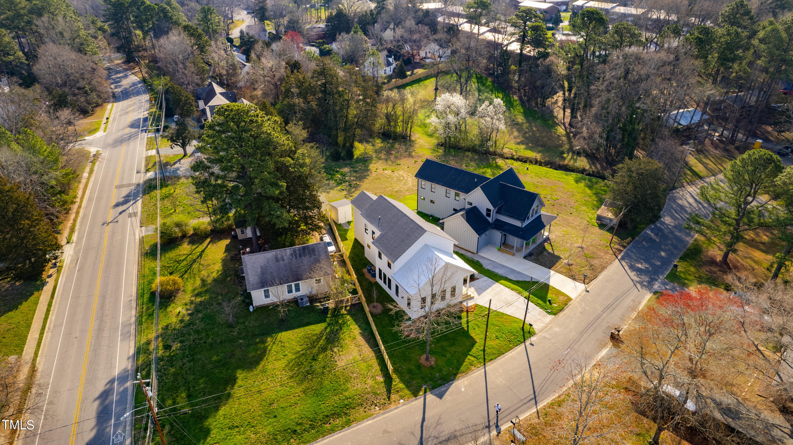 107 Gary Road Carrboro, NC 27510 - Photo 2 of 34 an aerial view of residential houses with outdoor space