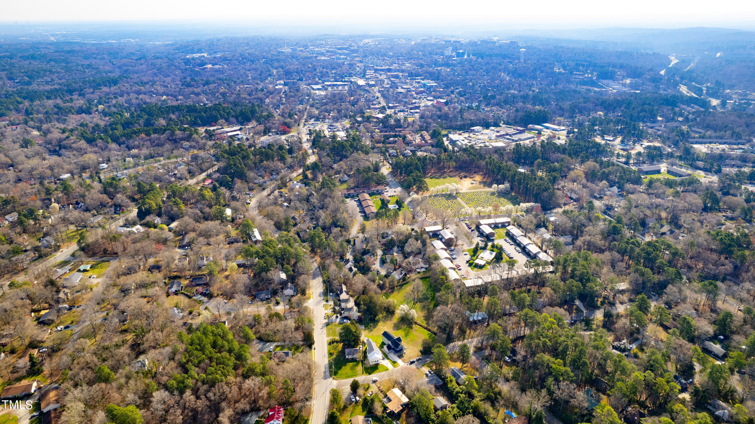 107 Gary Road Carrboro, NC 27510 - Photo 34 of 34 an aerial view of residential house with yard and green space
