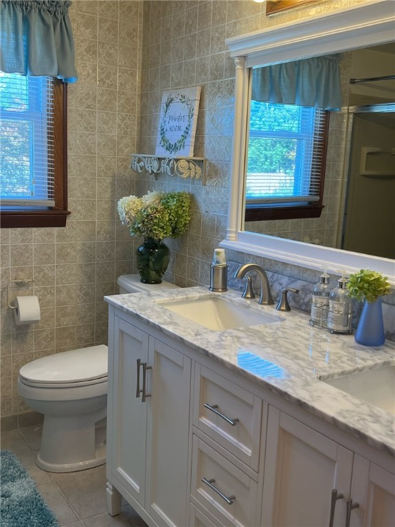 44 Lydia Road Coventry, RI 02816 - Photo 3 of 16 Full Bath with Double Sink Marble Vanity