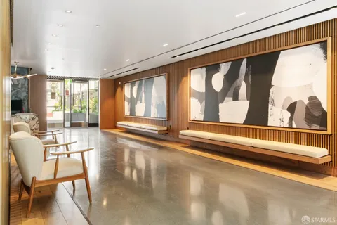 a view of a city with tall buildings