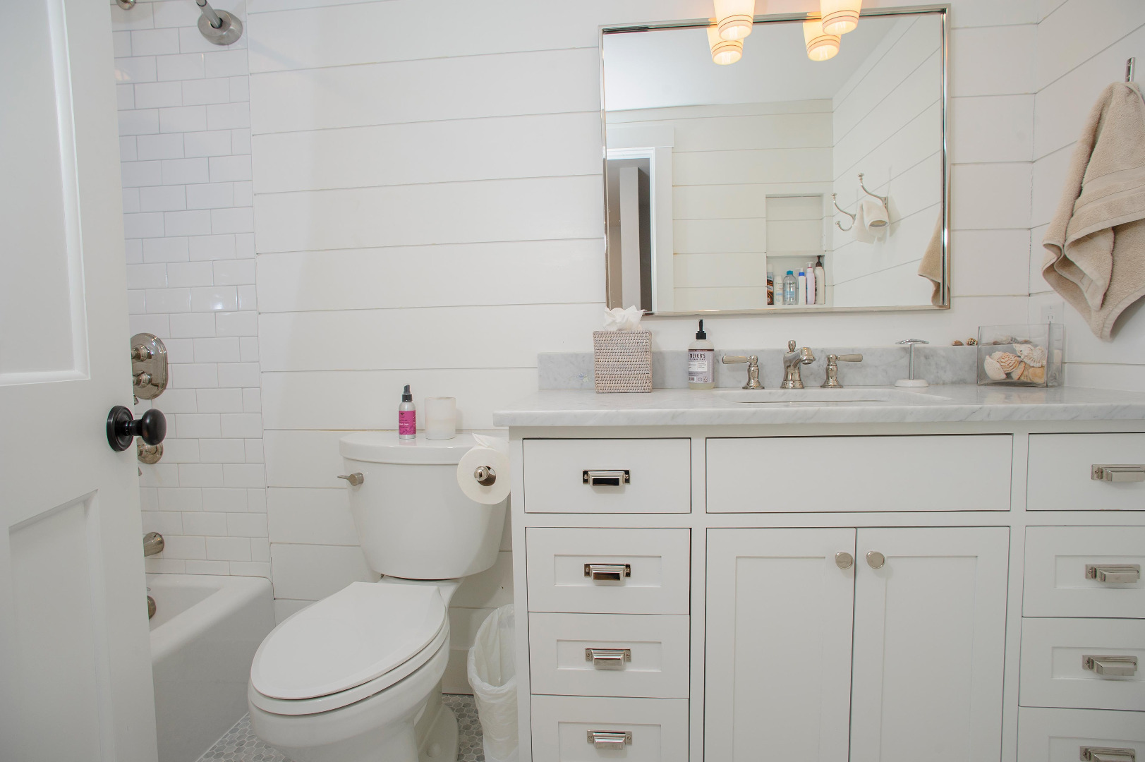 31 North Street Edgartown, MA 02539 - Photo 35 of 49 a bathroom with a granite countertop toilet sink and mirror