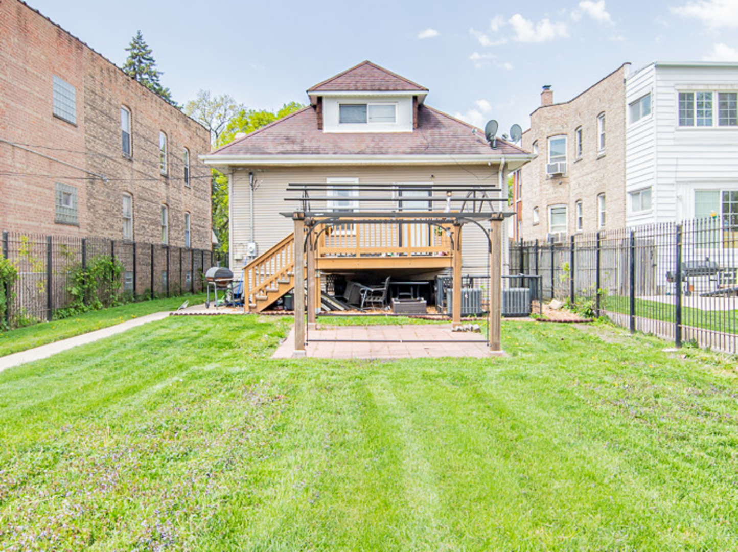 10215 South Charles Street Chicago, IL 60643 - Photo 31 of 33 a view of a big house with a big yard and large trees