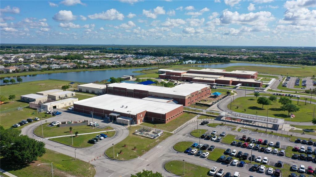 12423 Blue Hl Trail Lakewood Ranch, FL 34211 - Photo 71 of 74 a picture of city view with lake view and mountain view in back
