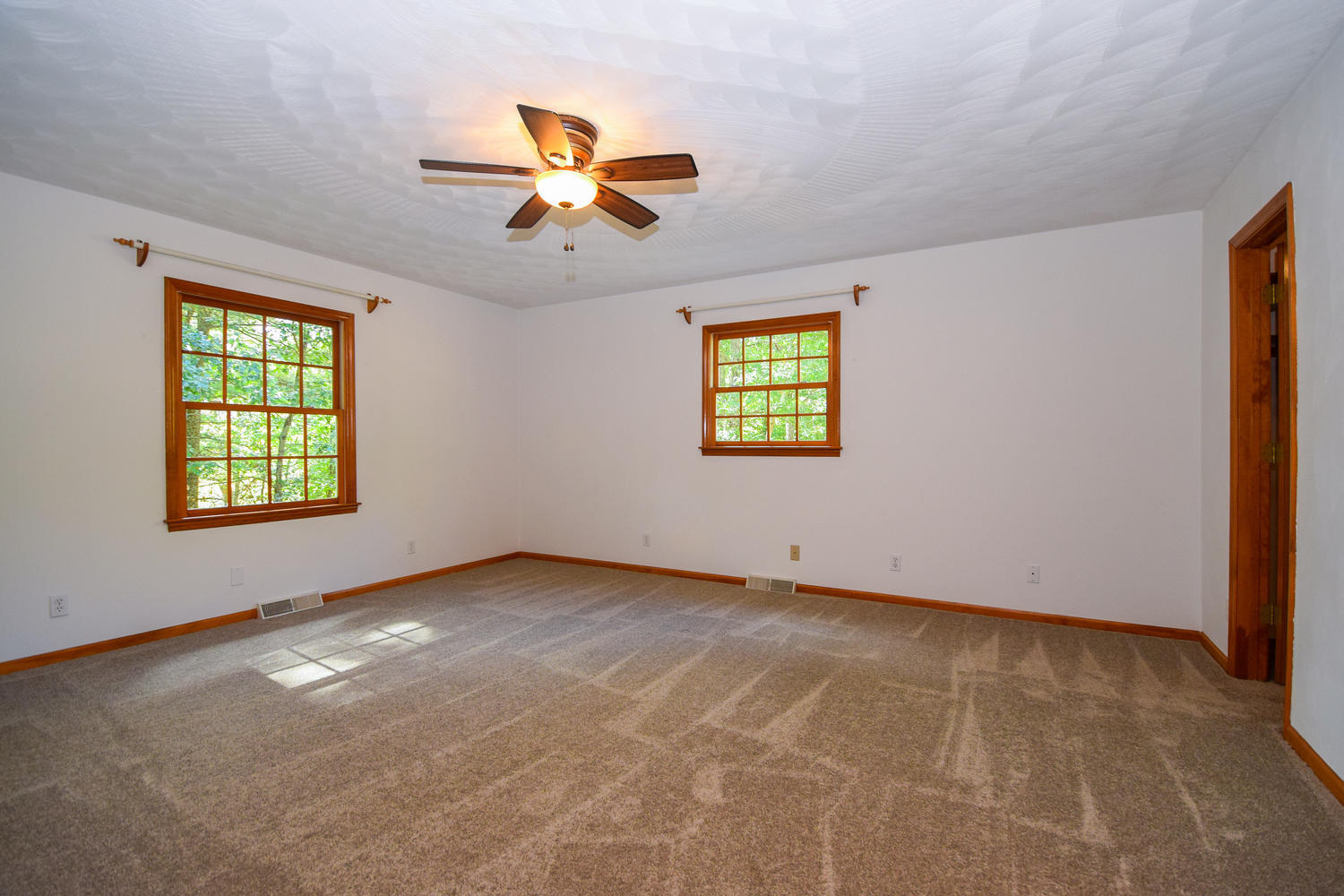 16415 Paint Bank Road Paint Bank, VA 24131 - Photo 13 of 36 an empty room with windows and fan