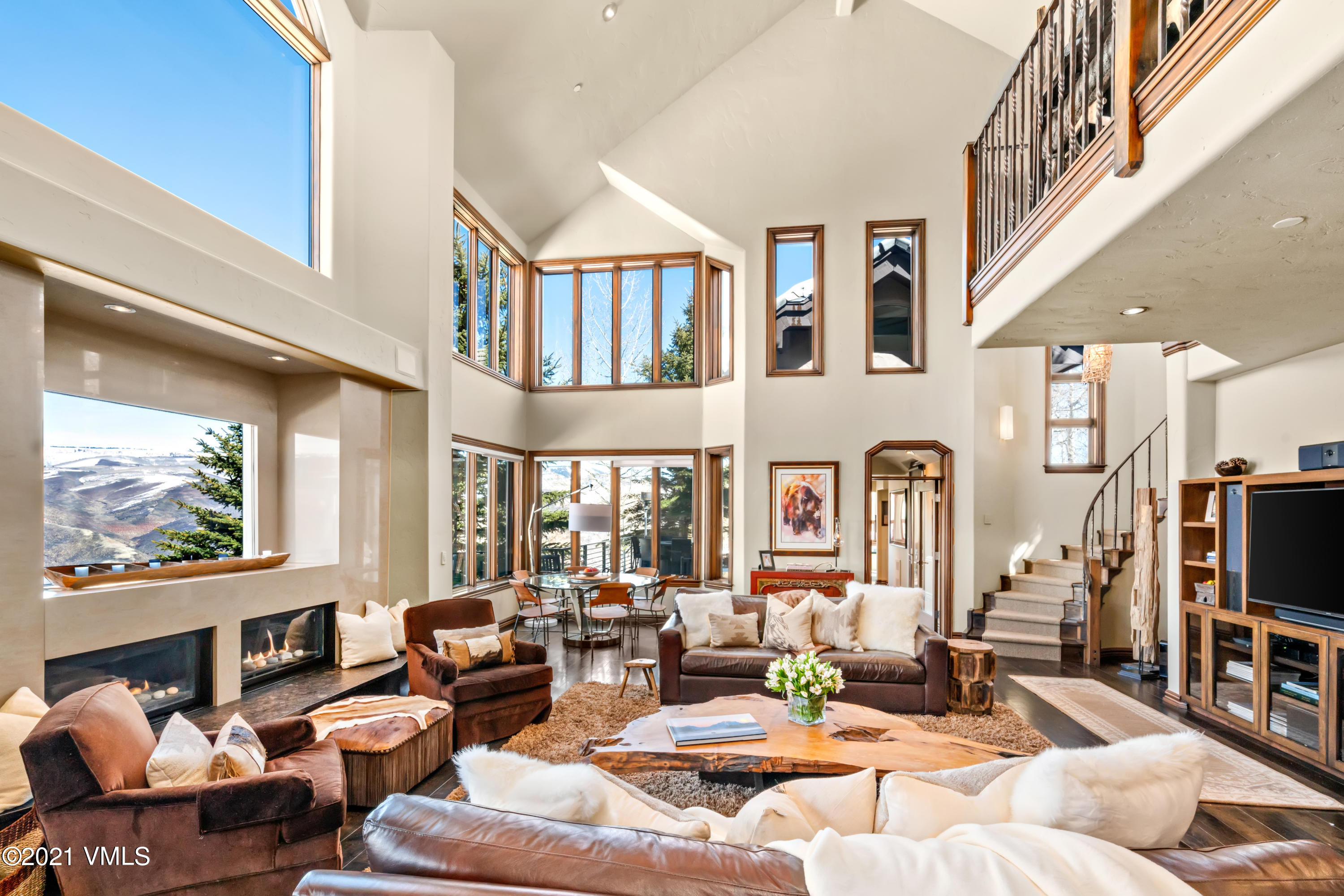 240 Casteel Ridge Edwards, CO 81632 - Photo 7 of 83 a living room with fireplace furniture and a flat screen tv