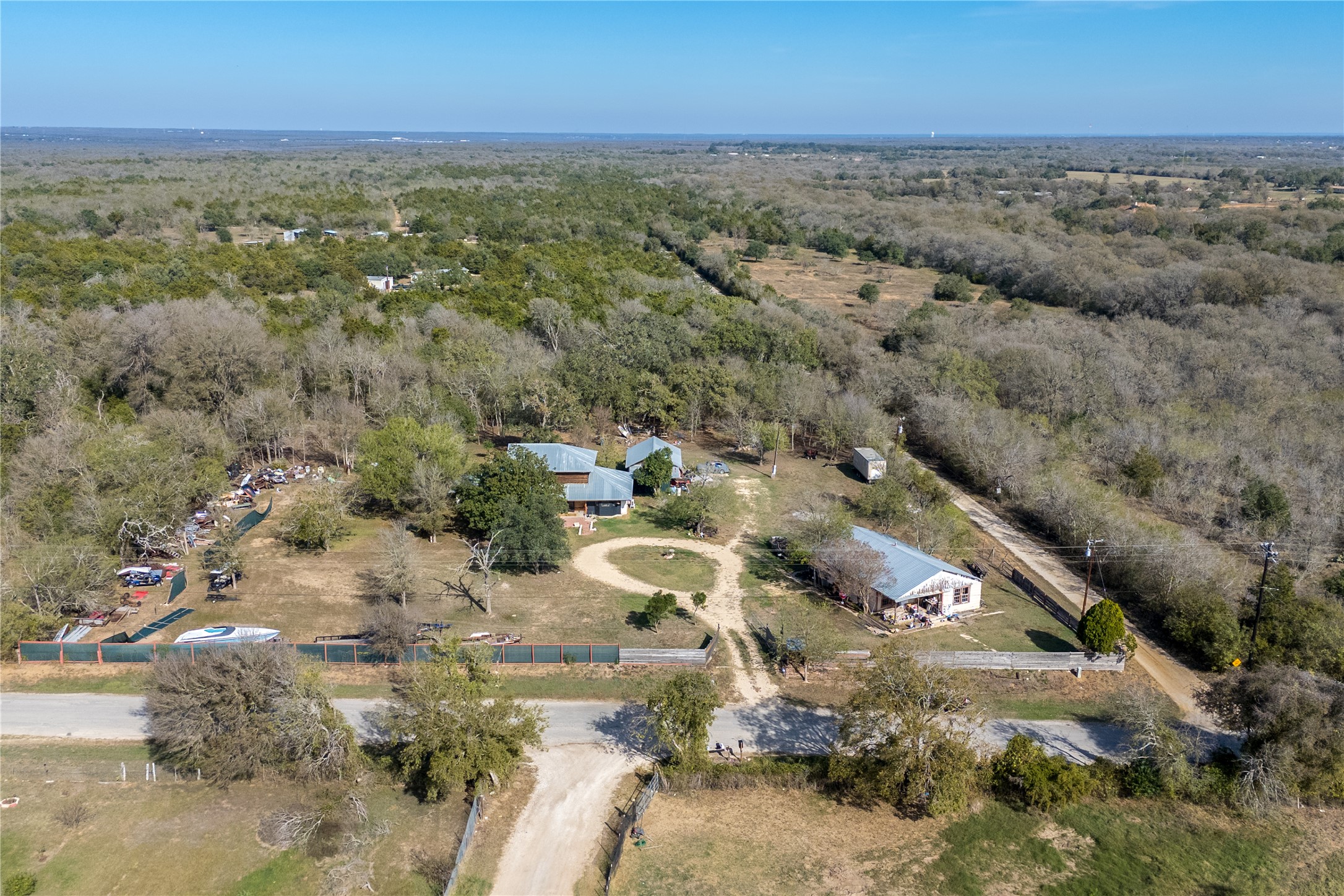 368 Lytton Lane Dale, TX 78616 - Photo 23 of 29 View of property location featuring a heavily wooded area