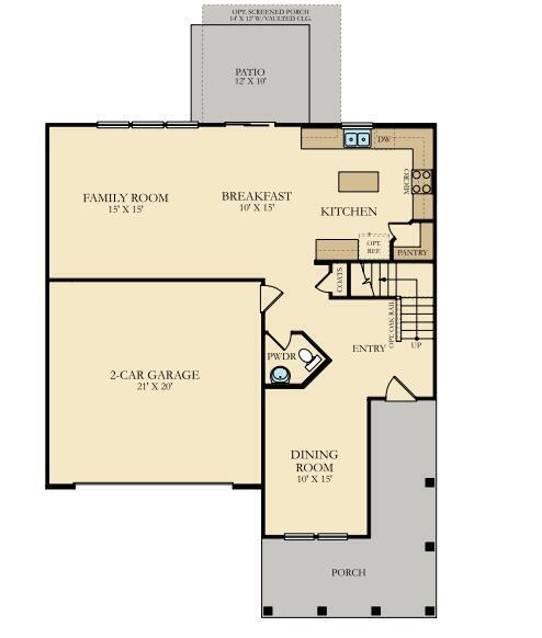 86 Red Blf Street Summerville, SC 29483 - Photo 46 of 48 86 Red Bluff Layout First Floor