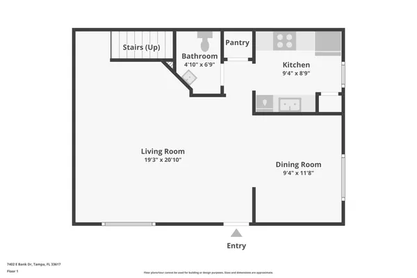 $2,800 | 7402 East Bank Drive, Unit 7402, Tampa, FL 33617