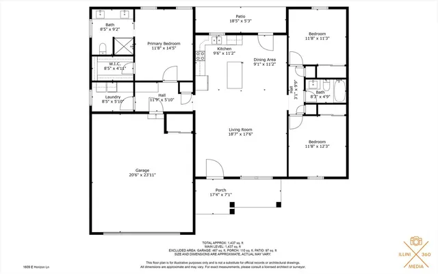 $309,000 | 1609 East Horizon Lane, Urbana, IL 61802