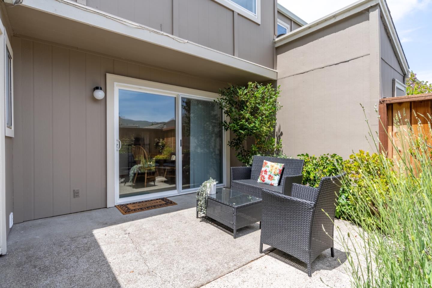 1263 Rosita Road Pacifica, CA 94044 - Photo 19 of 37 a view of a backyard with sitting area