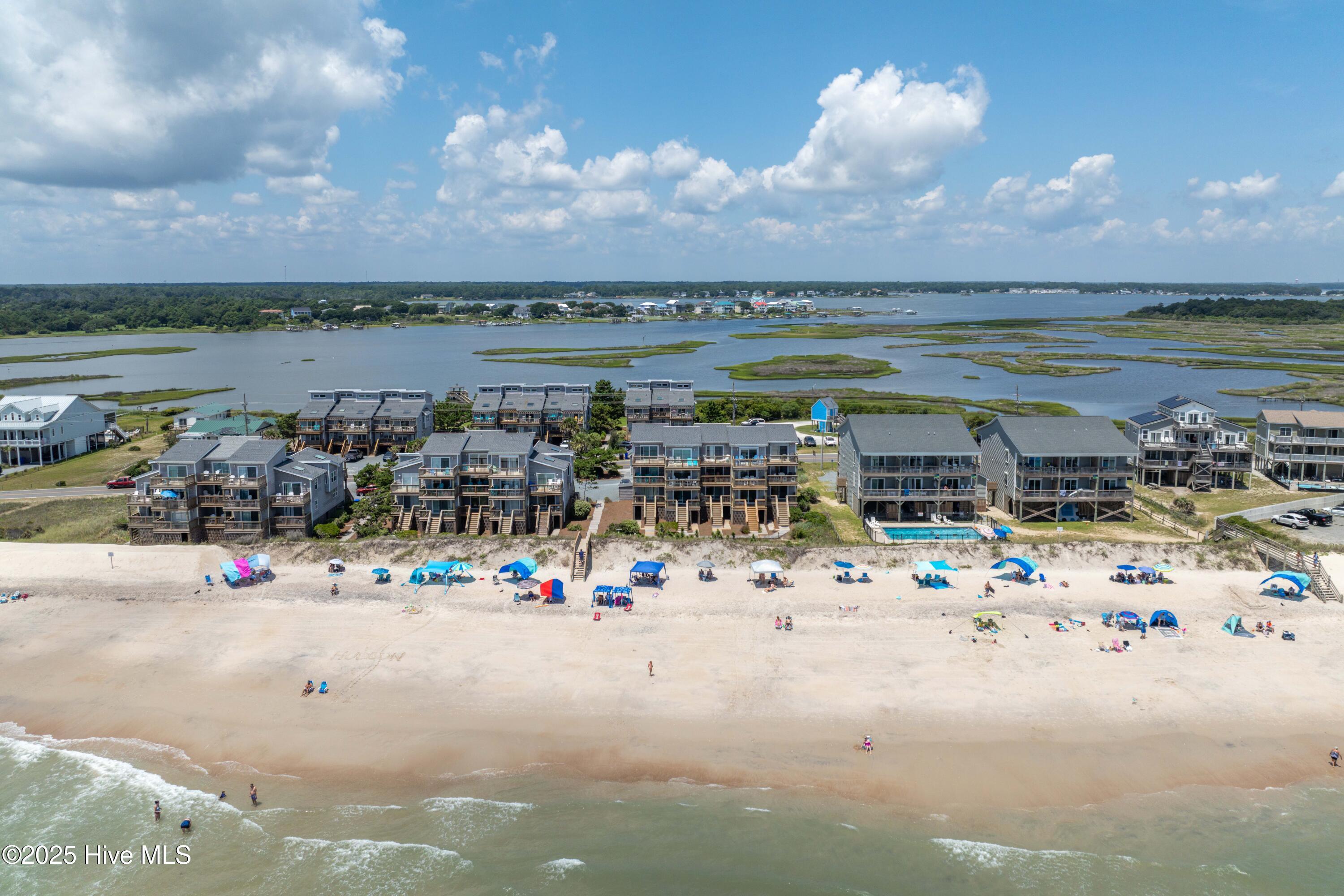 1784 New River Inlet Road, Unit 4 North Topsail Beach, NC 28460 - Photo 57 of 60 1784 #4 New River Inlet Road - Aerial -