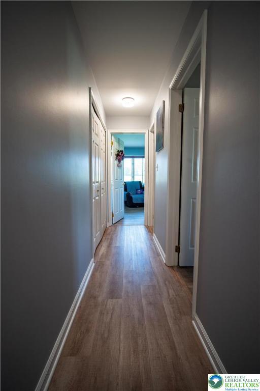 443 Vera Circle, Unit K Bethlehem, PA 18017 - Photo 11 of 24 a view of hallway with wooden floor