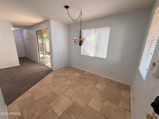 a view of a livingroom with a window