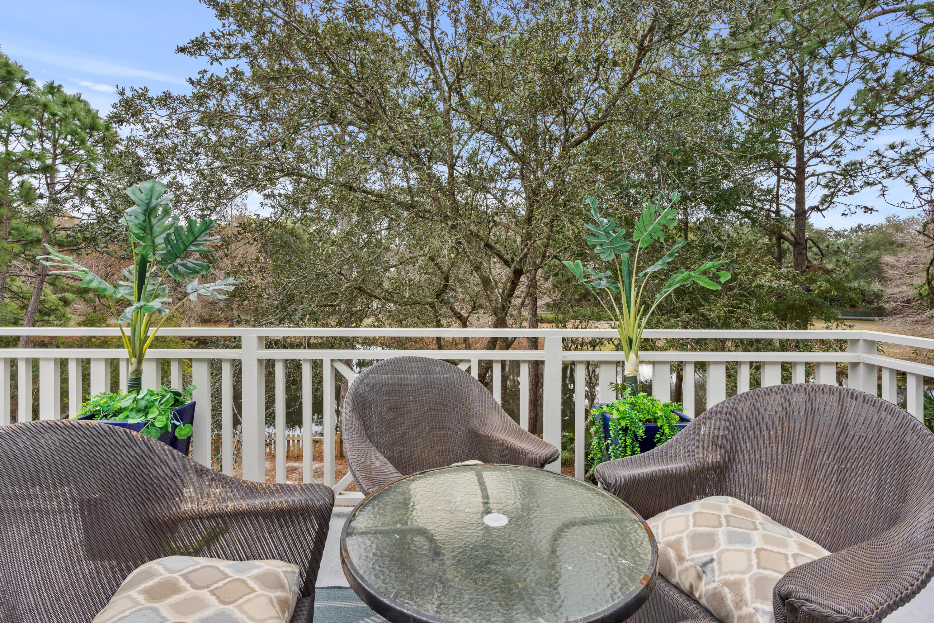 Undisclosed Address Miramar Beach, FL 32550 - Photo 38 of 51 a view of a chair and table in the balcony