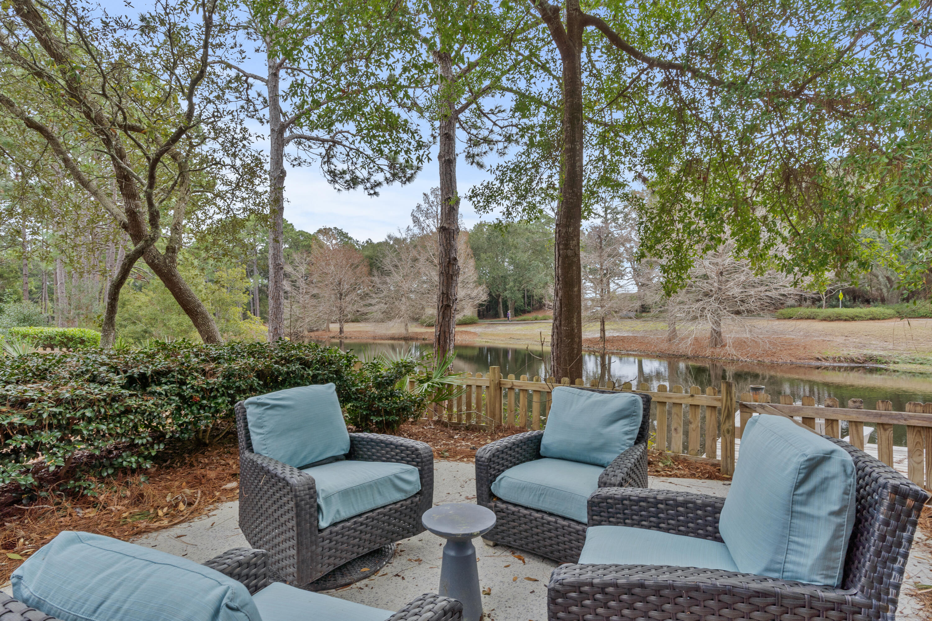 Undisclosed Address Miramar Beach, FL 32550 - Photo 46 of 51 a view of a chair and tables in the deck