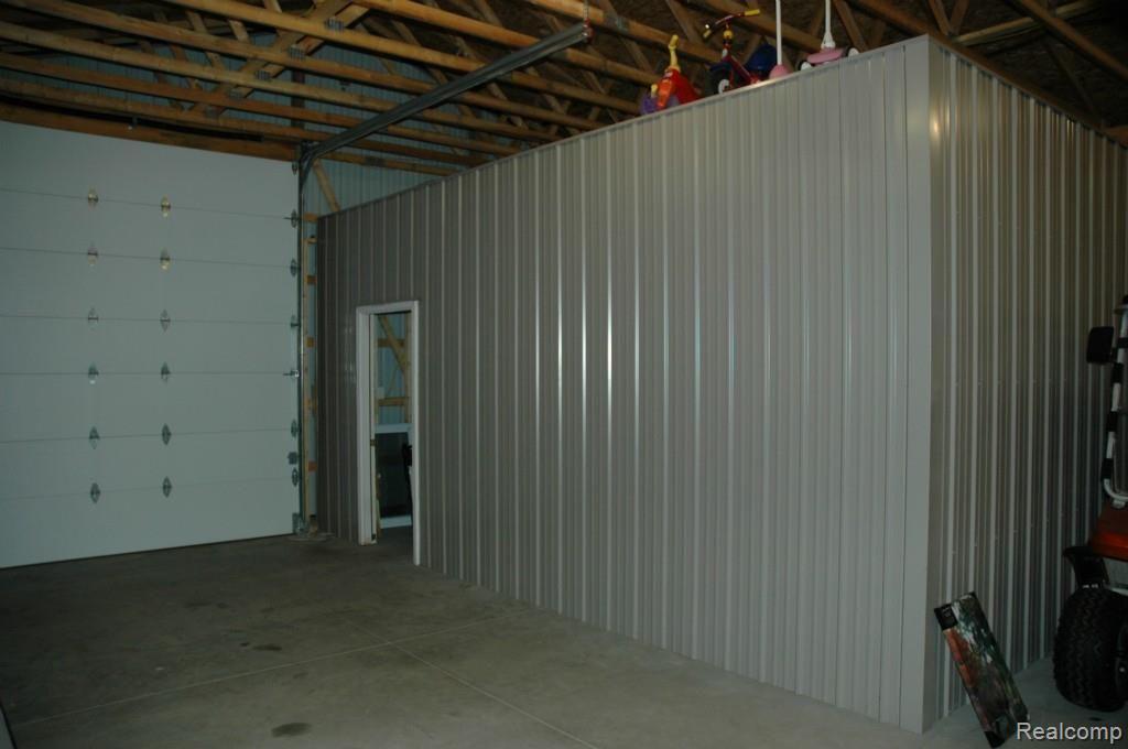 3131 North Summers Road Imlay City, MI 48444 - Photo 30 of 34 Enclosed workroom in Pole Barn