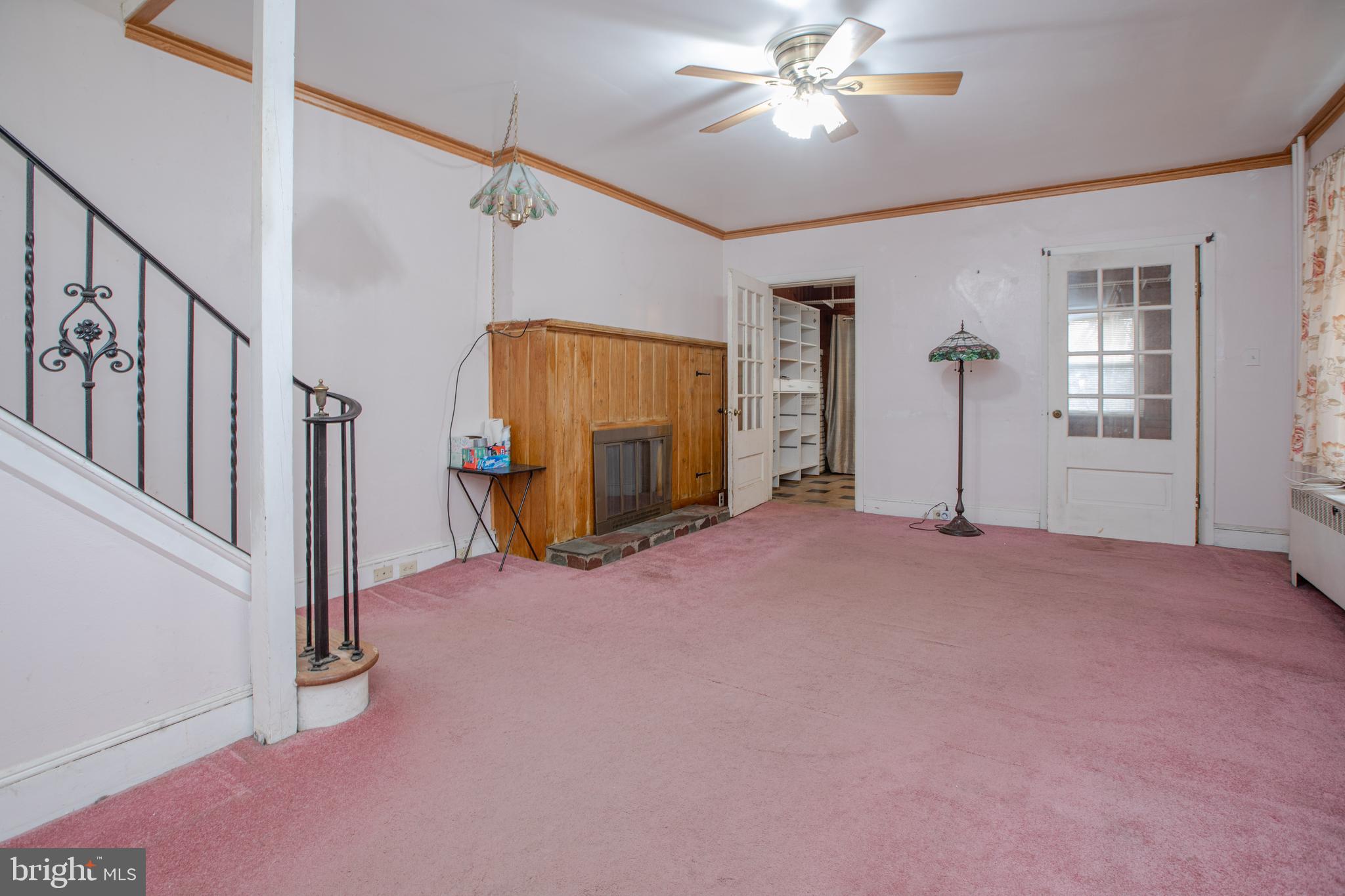 1530 Riverside Drive Trenton, NJ 08618 - Photo 3 of 36 a view of empty room with ceiling fan