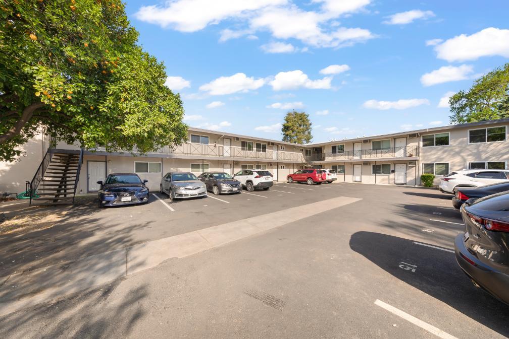 a car parked on the side of a street