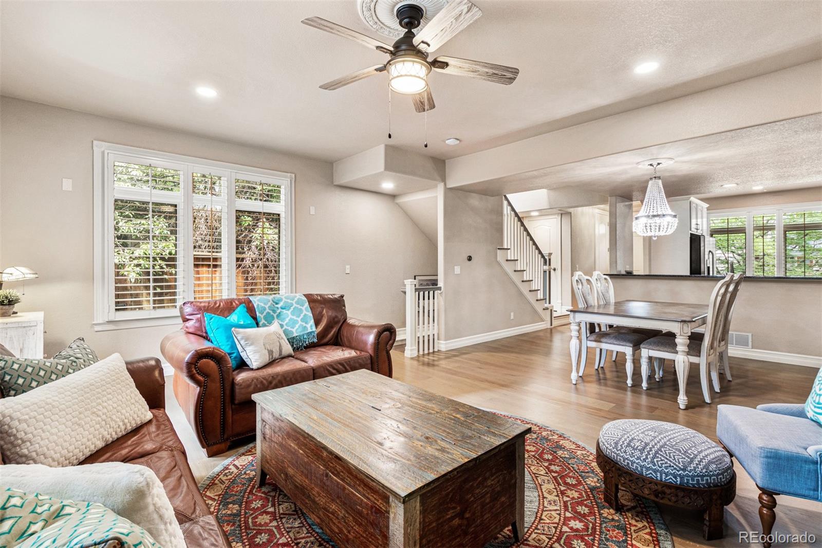 2323 Decatur Street Denver, CO 80211 - Photo 5 of 40 a living room with furniture a table and a large window
