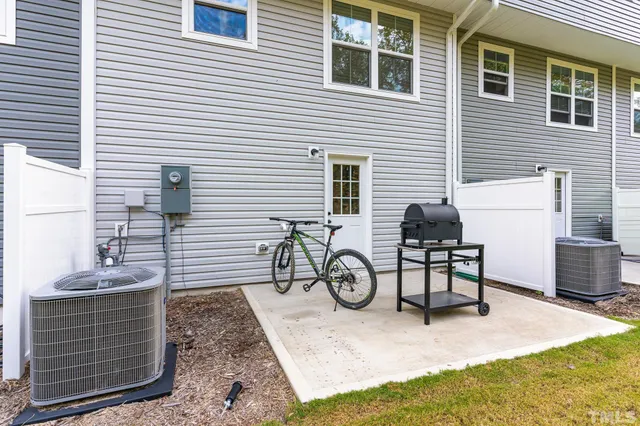 a view of a bench in balcony