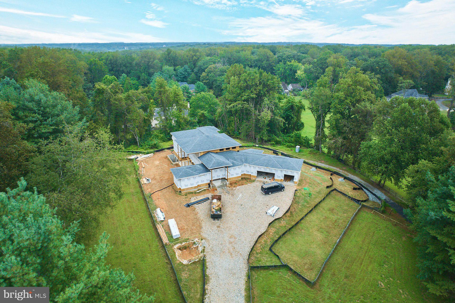 9113 Jeffery Road Great Falls, VA 22066 - Photo 17 of 31 an aerial view of a house with pool patio and outdoor seating