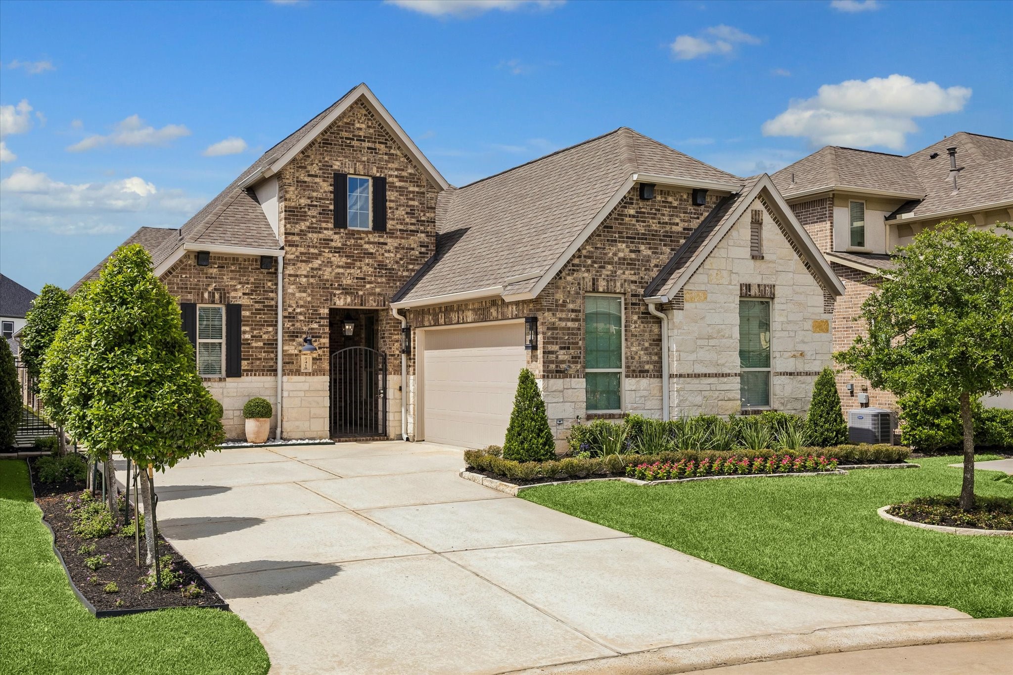 7418 Kearney Hill Lane Spring, TX 77389 - Photo 33 of 35 7418 Kearney Hill boasts three spacious bedrooms, each with an en-suite bathroom, private dedicated office space, soaring ceilings throughout, and a sparkling pool built by Thompson Landscaping in 2021!