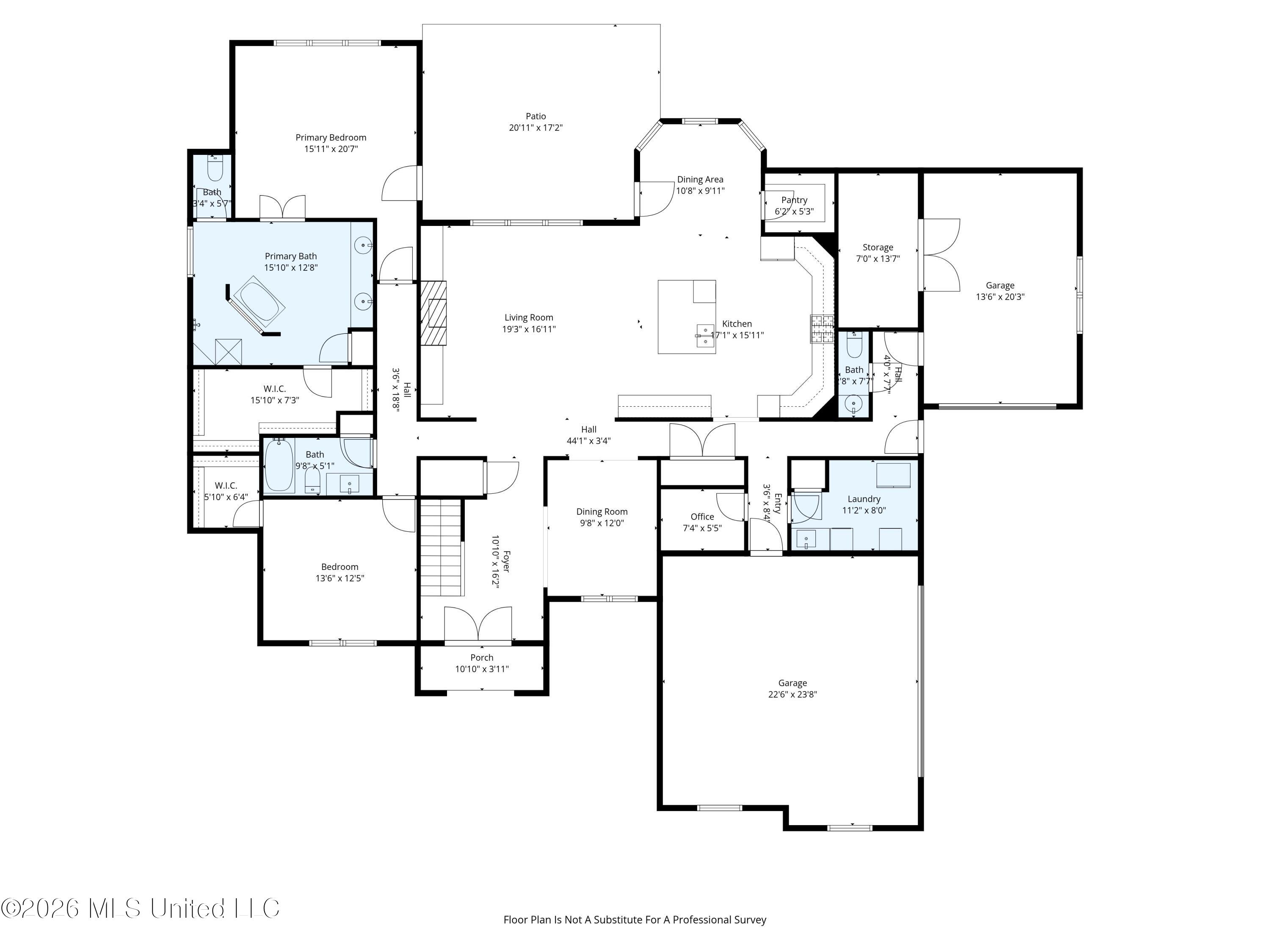 1674 Shepherd Drive Hernando, MS 38632 - Photo 44 of 45 1-Floorplan_1
