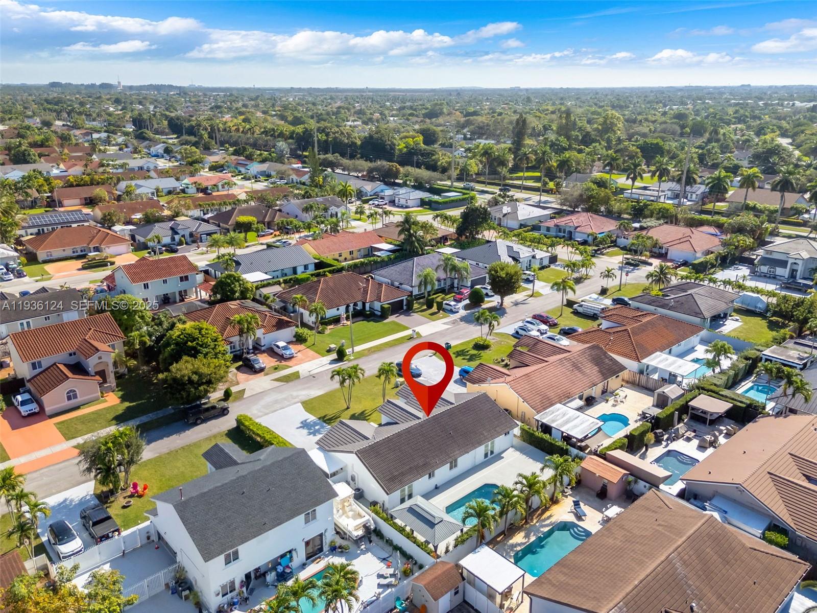 15042 Southwest 149th Court, Unit 1 Miami, FL 33196 - Photo 37 of 46 an aerial view of a city