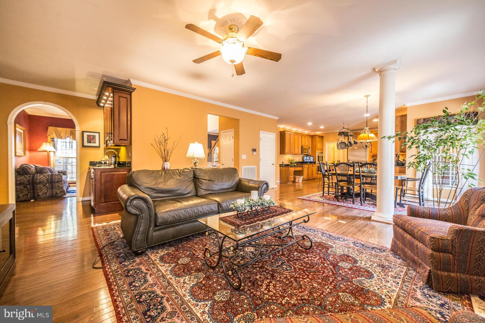 7 Beaver Ridge Road Stafford, VA 22556 - Photo 6 of 30 Large family room with hardwood