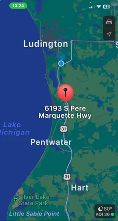 $358,250 | 6193 South Pere Marquette Highway, Pentwater, MI 49449