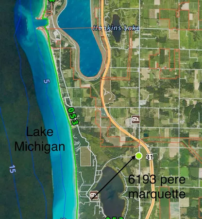 $358,250 | 6193 South Pere Marquette Highway, Pentwater, MI 49449