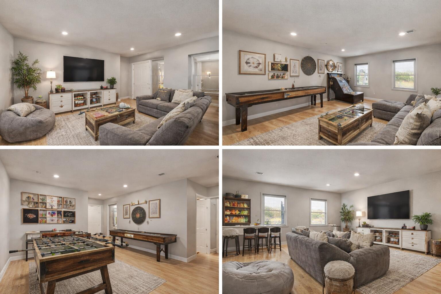 231 Baycliff Drive Crestview, FL 32536 - Photo 24 of 49 a living room with furniture a flat screen tv and kitchen view