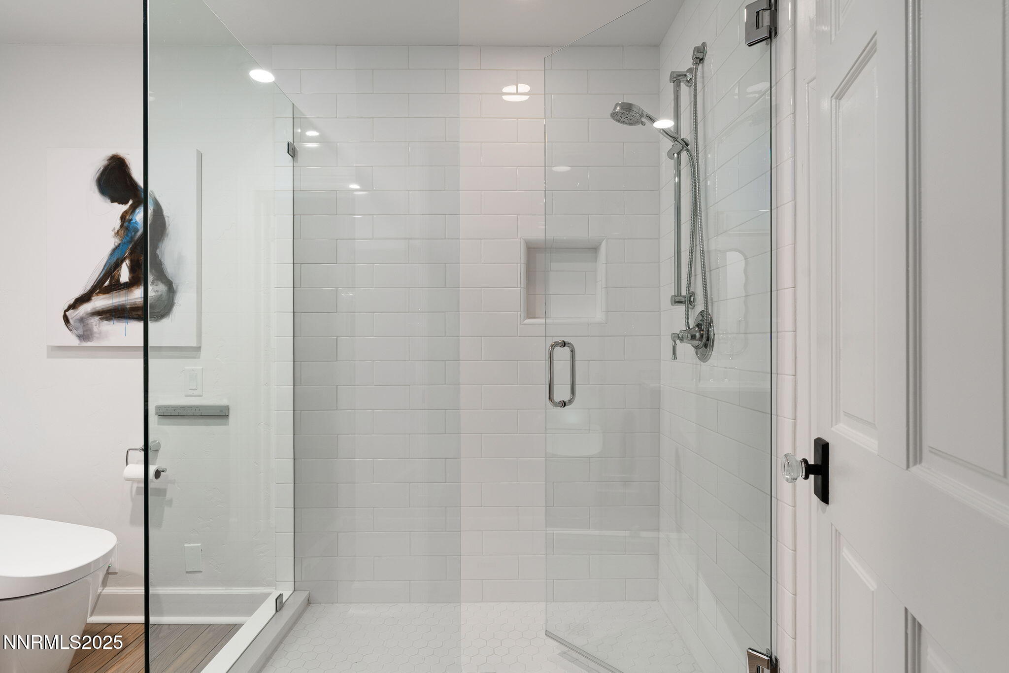 144 Greenridge Drive Reno, NV 89509 - Photo 38 of 71 a bathroom with a shower and a toilet