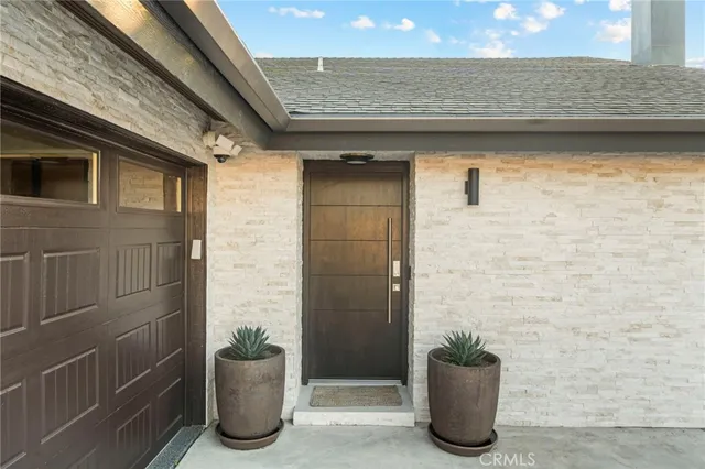 a view of a potted plant from a bathroom