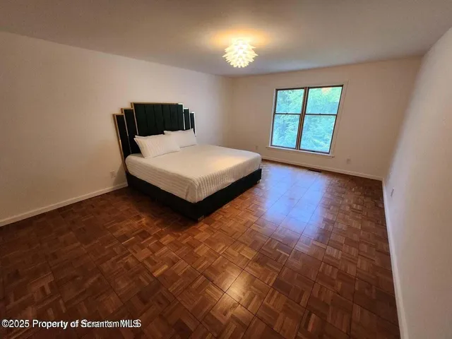 a view of wooden floor in a room