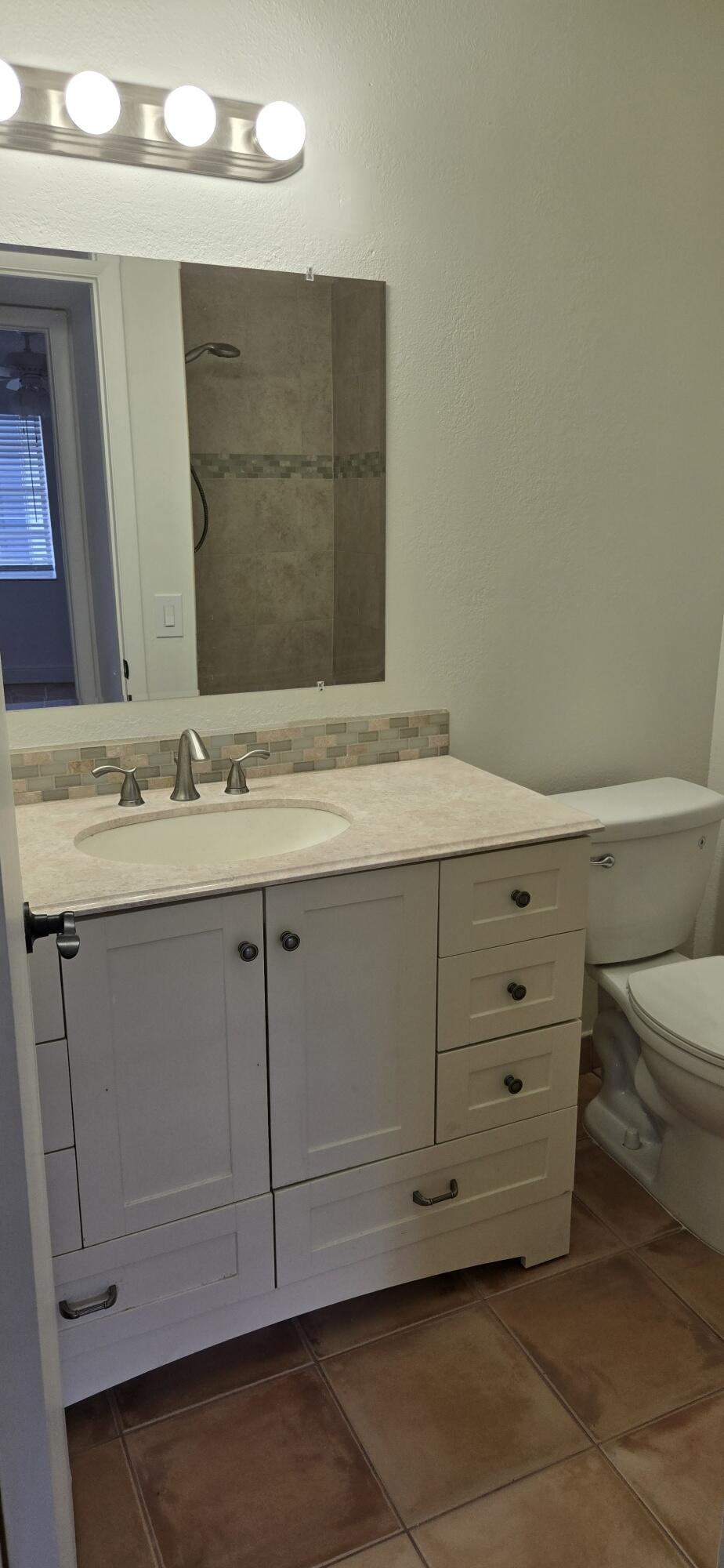 186 Burgandy Way Delray Beach, FL 33484 - Photo 21 of 26 a bathroom with a sink and a mirror