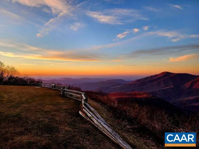 a view of a water with an outdoor space