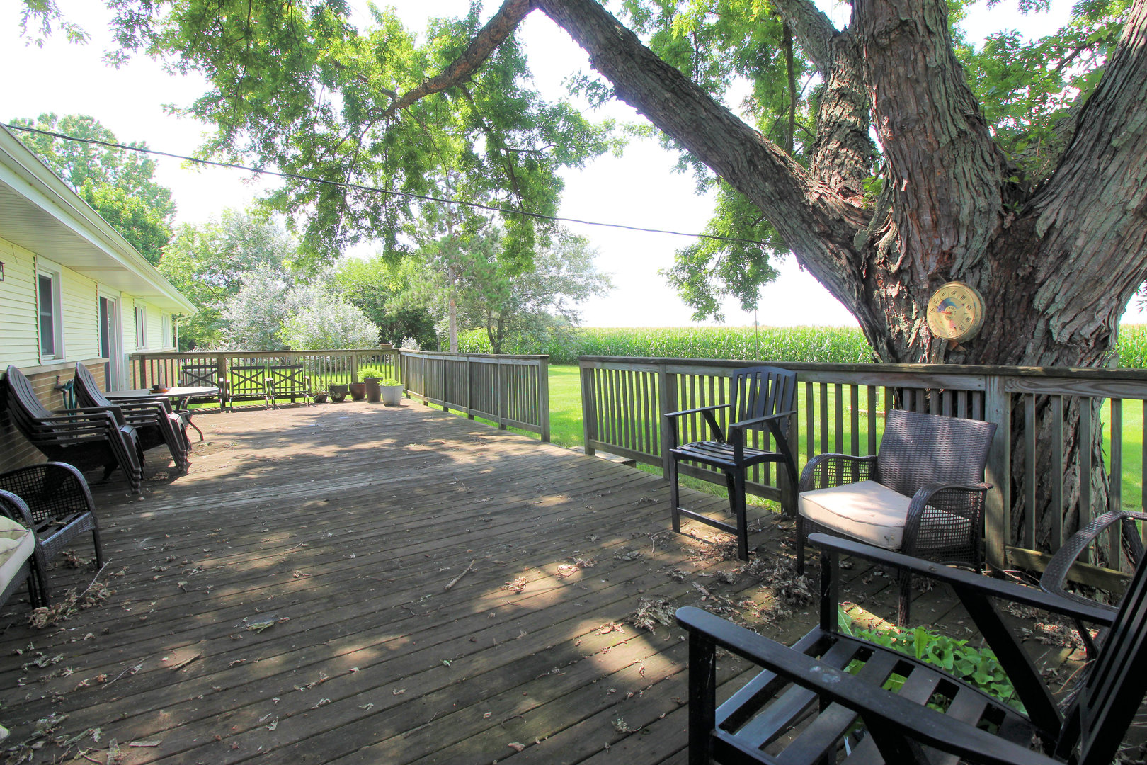 2838 River Road Kankakee, IL 60901 - Photo 22 of 24 a view of a patio with chairs on the deck